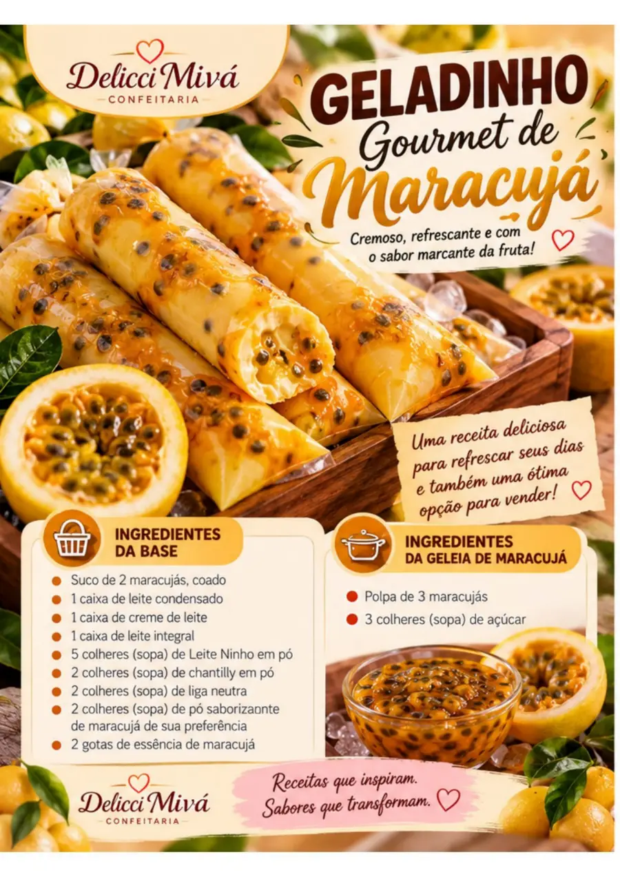 Apostila: Geladinho Gourmet de Maracujá, página 1 de 8