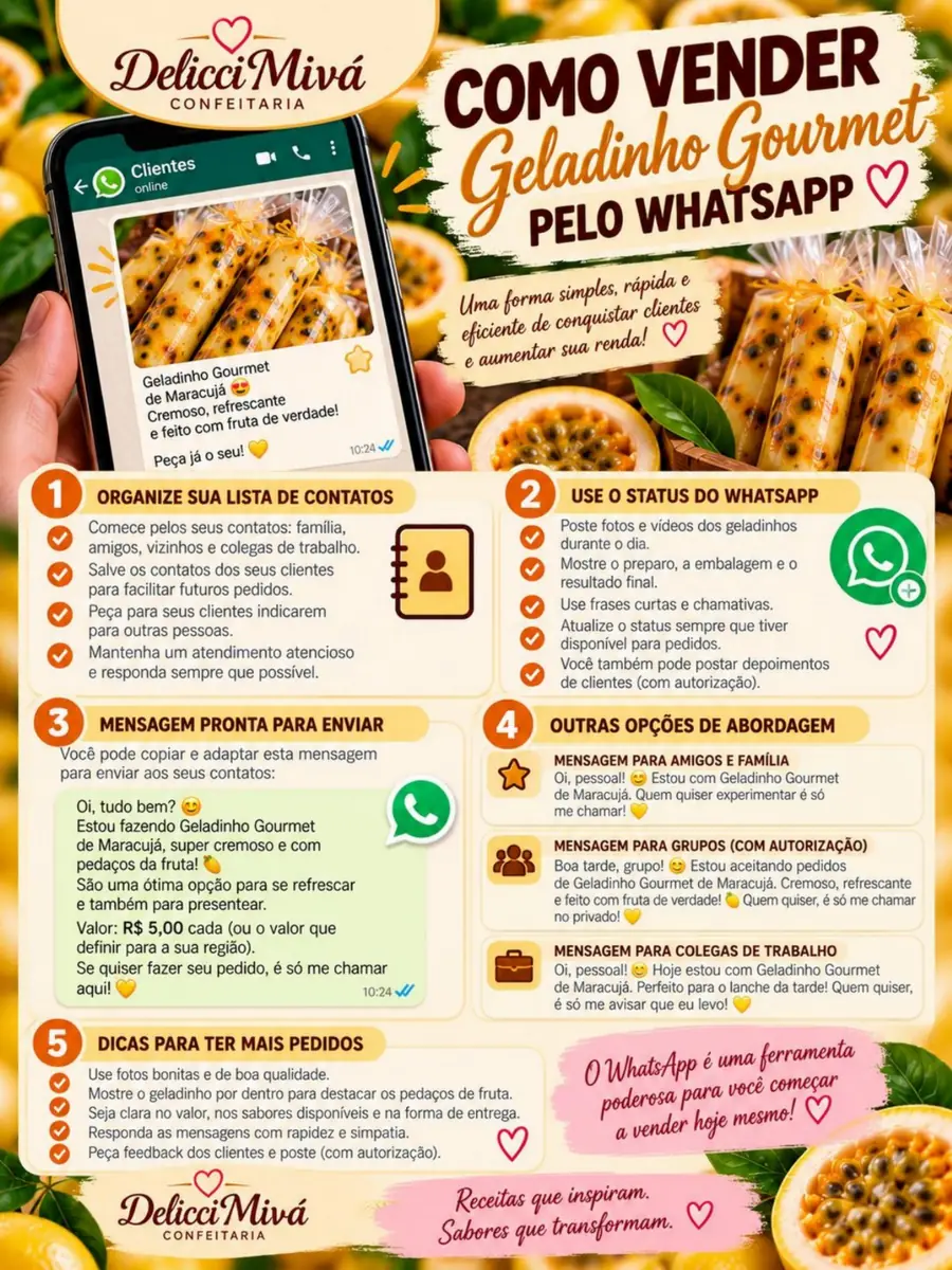 Apostila: Geladinho Gourmet de Maracujá, página 4 de 8