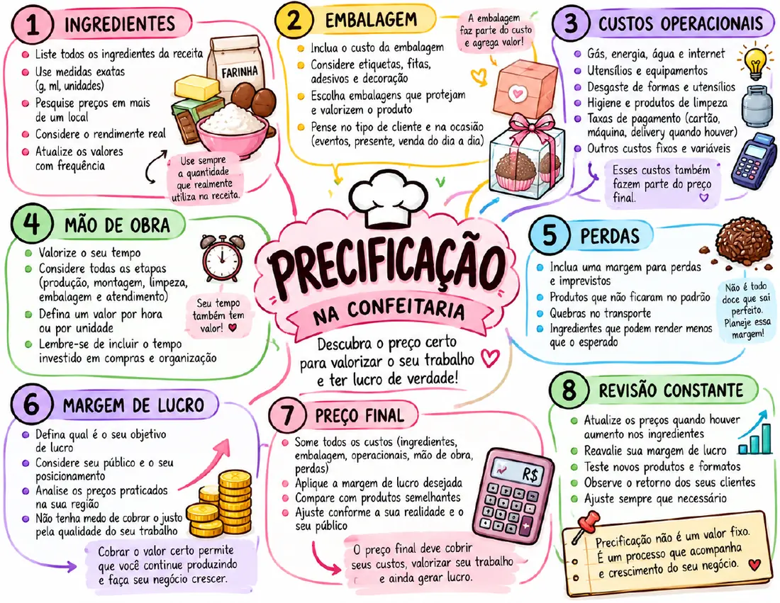 Mapa Mental da Confeiteira, página 3 de 8